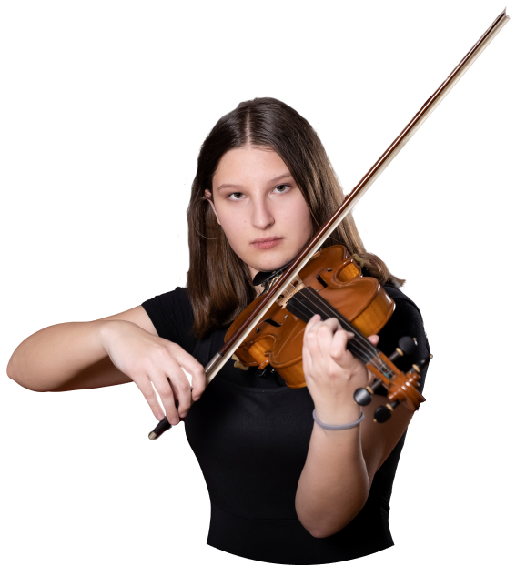 Manca Mihelin, violina